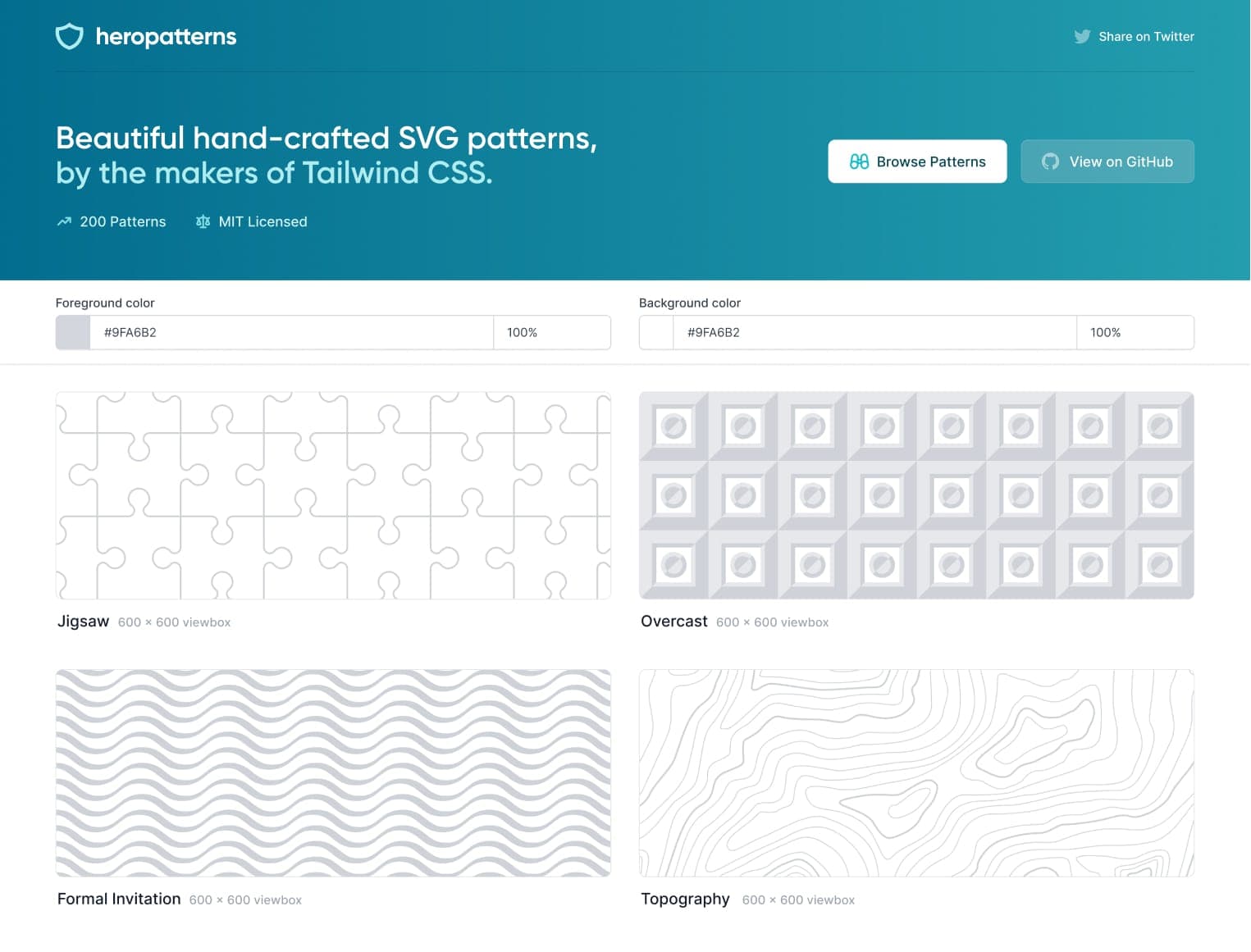 Hero Patterns Preview